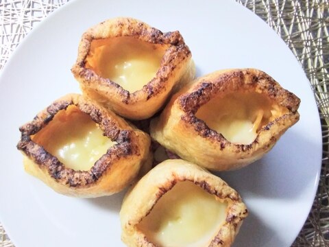 油揚げ☆ナポリタンチーズの油揚げ巾着焼き